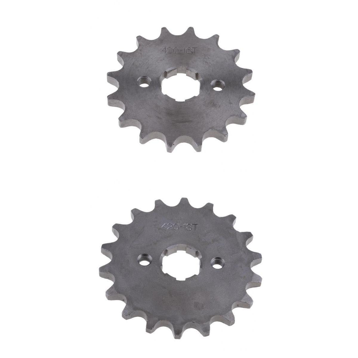 16T 18T 420 Chain Front Sprocket Cog for 125cc 140cc Pit Dirt Bike