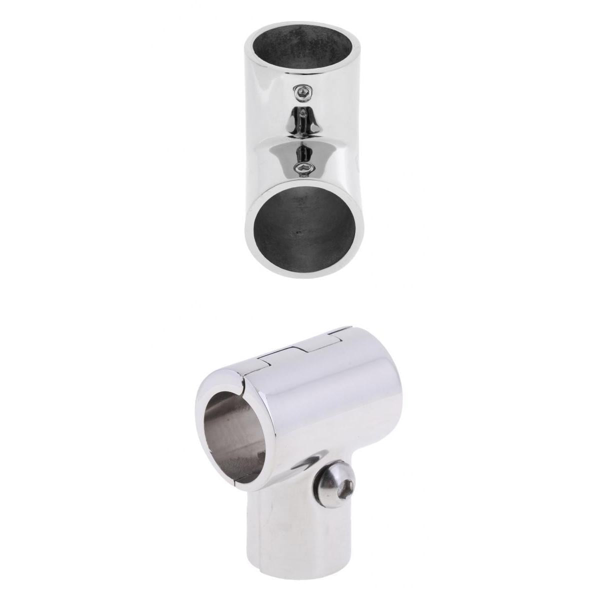 2Pcs 25mm 1 Marine Boat Yacht Handrail Fitting 316 Stainless Steel"