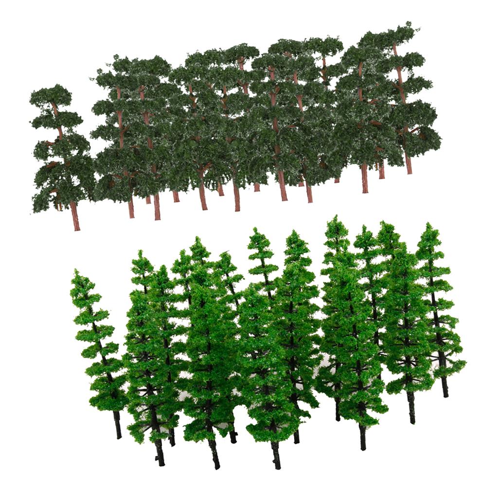 1/100 1/150 Scale Green Model Tree Scenery Landscape Train Model Pine Tree