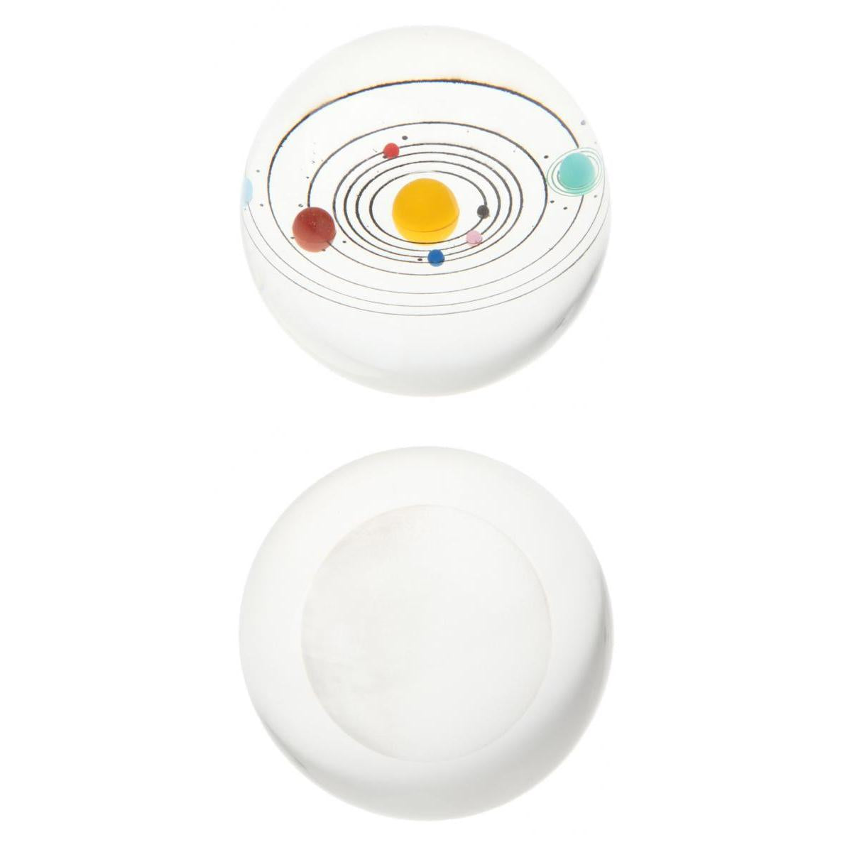 80mm Solar System & Moon Crystal Ball Kids Astronomy Science Toy No Stand