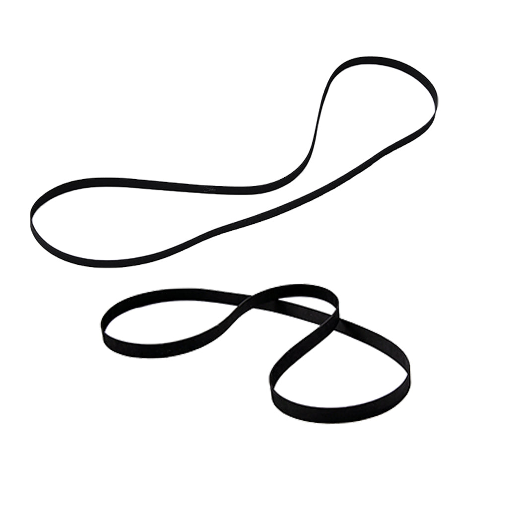 2pcs Phonograph VCR Record Player Disc Drive Belt Turntable Belt 156mm+172mm