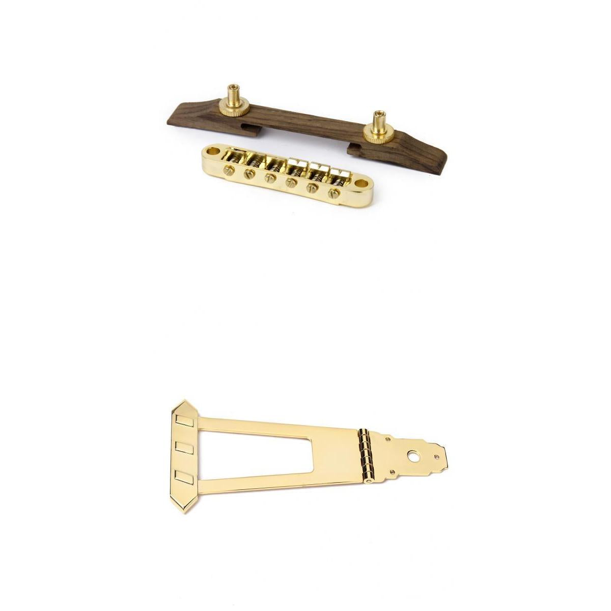 6 String Archtop Guitar Trapeze Tailpiece Bridge+Jazz Guitar Bridge Rosewood