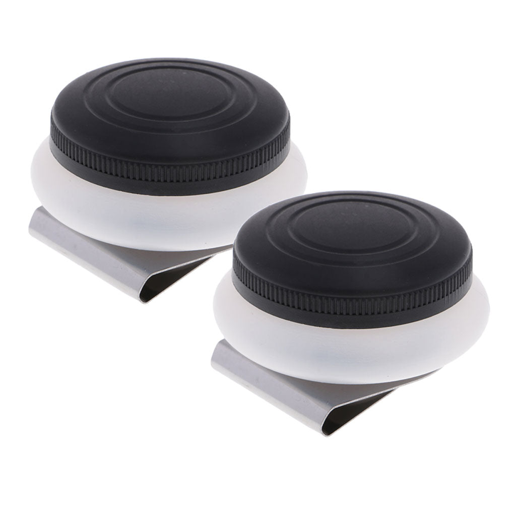 2xArtist Plastic Single Hole Dipper Palette Cup Clip With Lid for Paint Art
