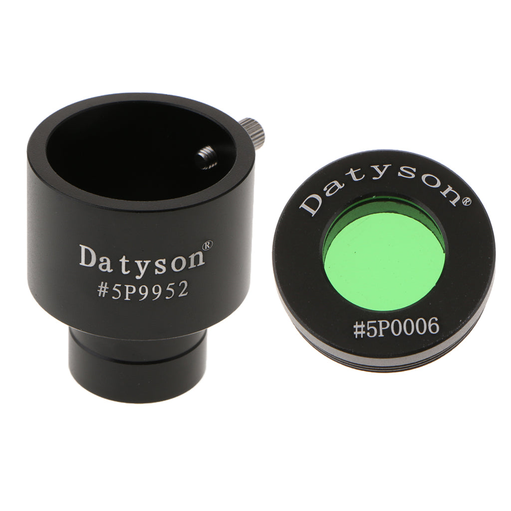 0.965inch to 1.25inch Telescope Eyepiece Adapter 24.5 to 31.7mm + Filter #58