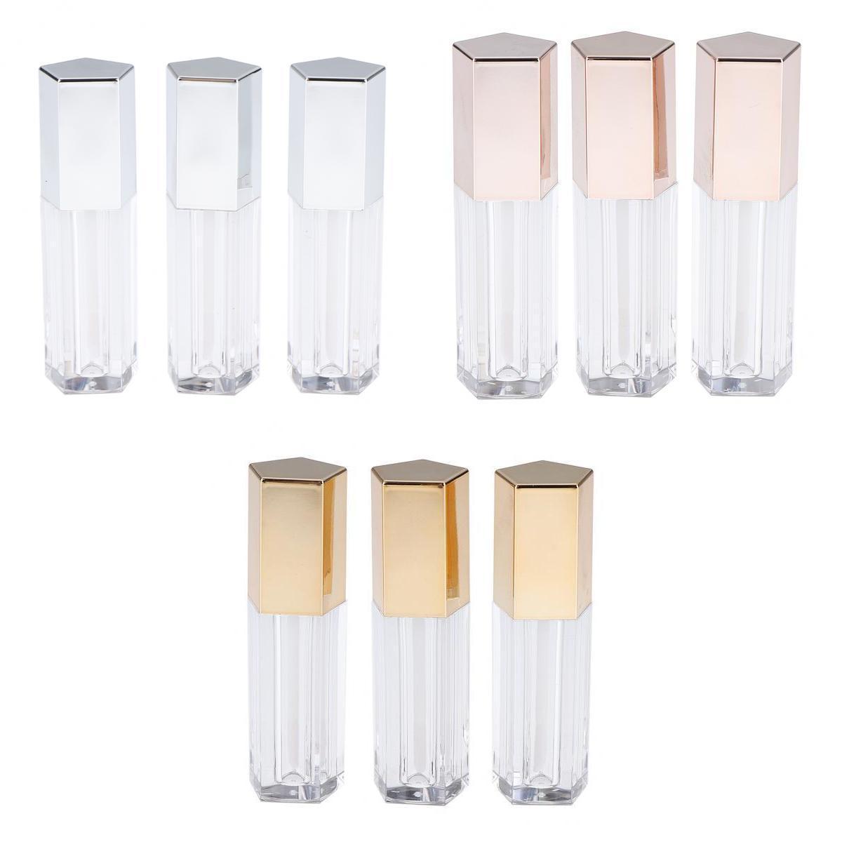 9x 5ml Empty Lip Gloss Tube Lip Balm Oil Bottle Cosmetic Lipstick Container