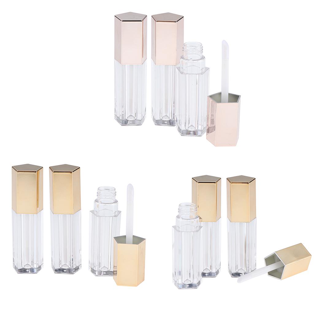 9x 5ml Empty Lip Gloss Tube Lip Balm Oil Bottle Cosmetic Lipstick Container