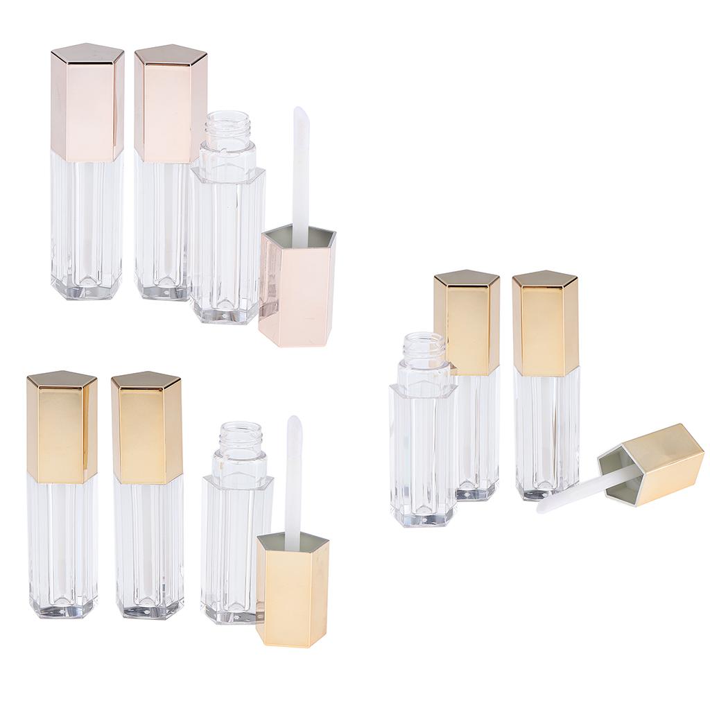 9x 5ml Empty Lip Gloss Tube Lip Balm Oil Bottle Cosmetic Lipstick Container