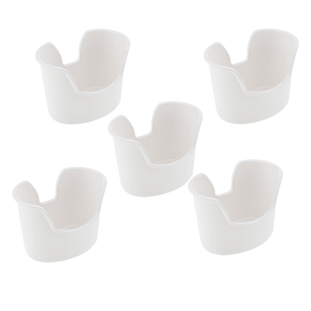 5pcs Plastic Reusable Ear Wash Ear Clean Basin Wax Removal Container