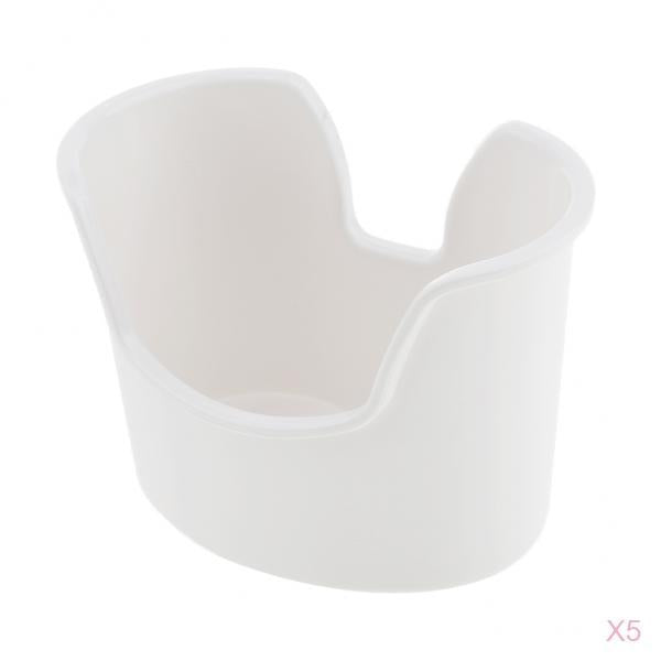 5pcs Plastic Reusable Ear Wash Ear Clean Basin Wax Removal Container