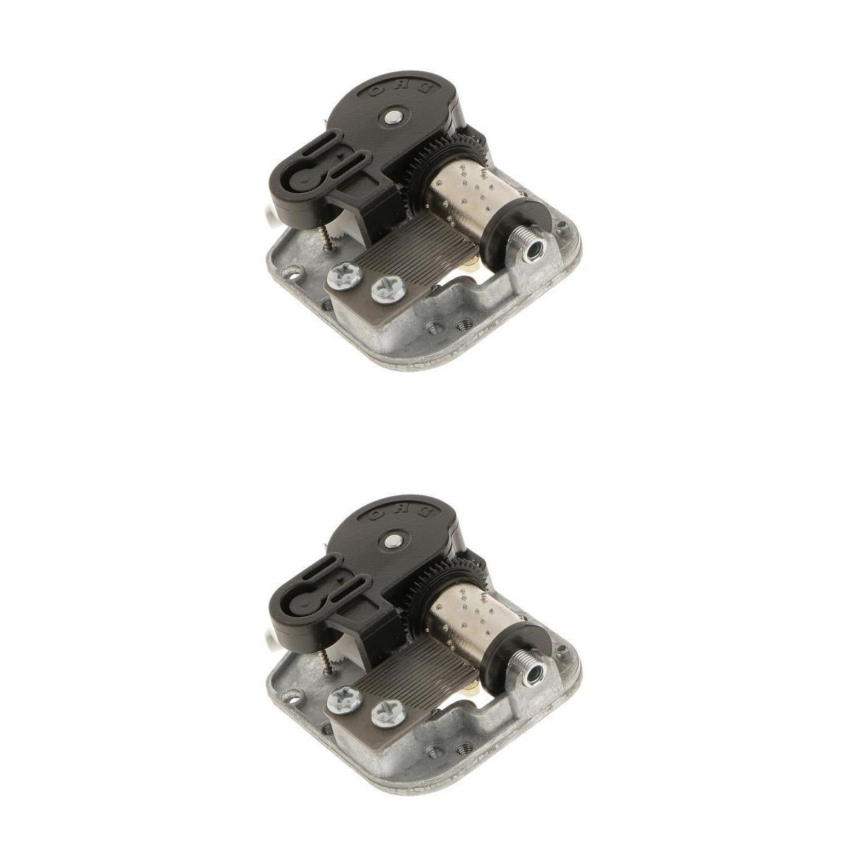 2pcs Wind Up Musical Movements Parts DIY for Music Box with Tune