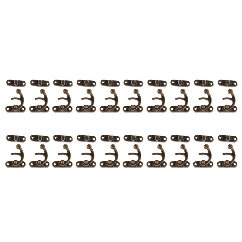 20 Pcs Bird Breeding Box Lock Parrot Cage Fitting Nesting Lock Random Color