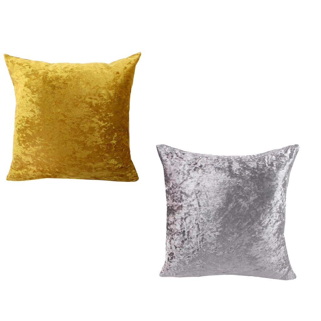 2pcs 45x45cm Soft Plush Pillowcase Cushion Cover for Sofa Car Decoration