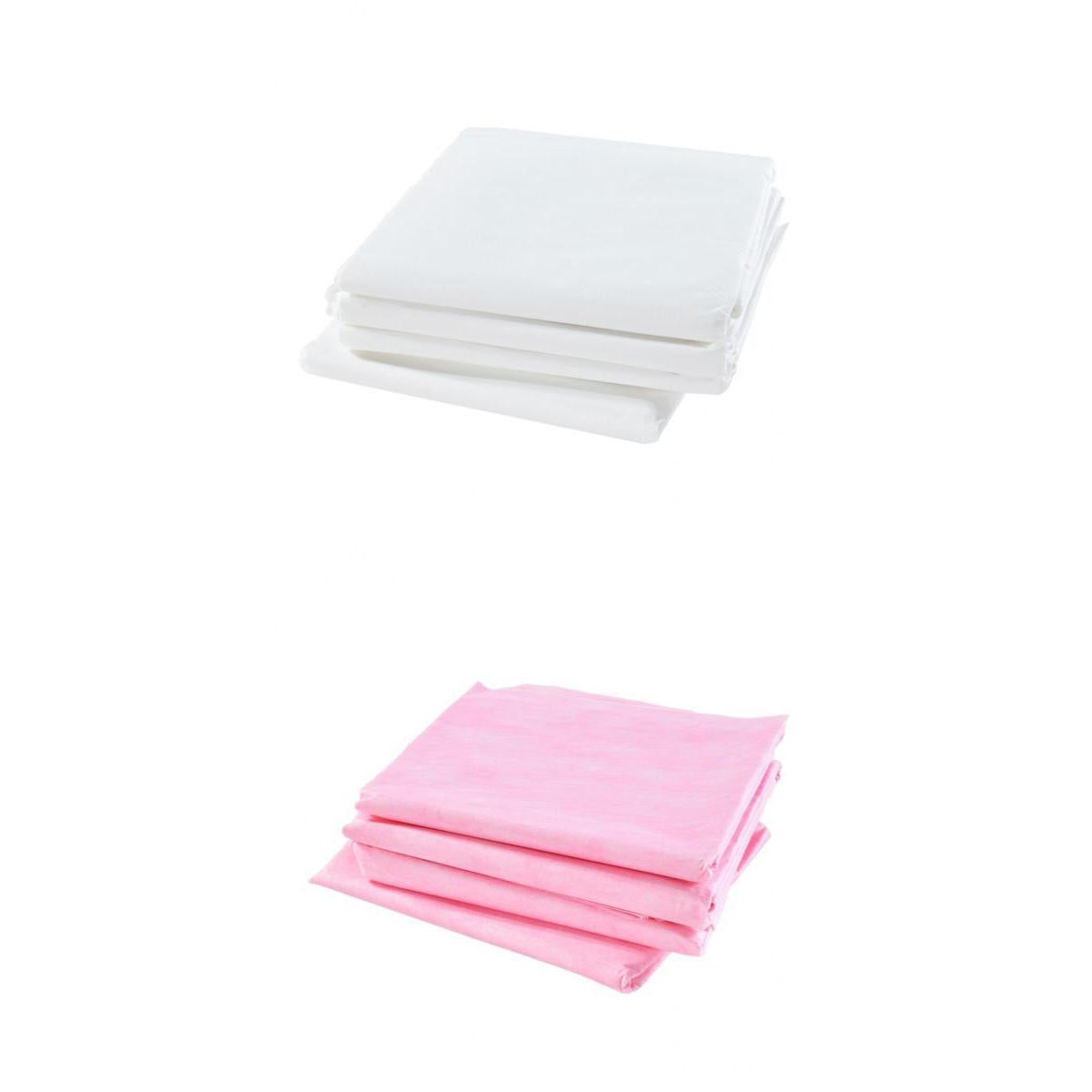 40Pcs White &Pink Waterproof Anti-oil Disposable Massage Table Sheet