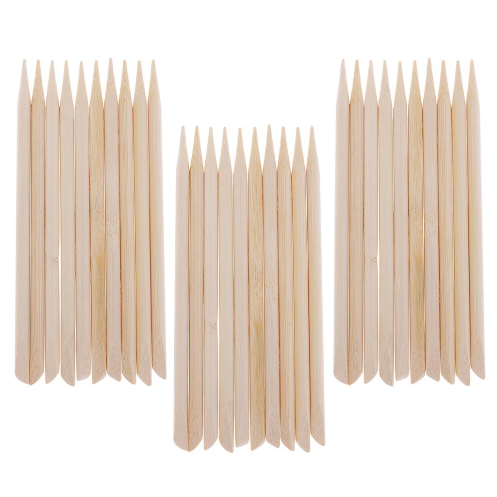 30 Pcs Multi-Purpose Wooden Stylus Scratchers for Kids Scratch Art Surfaces