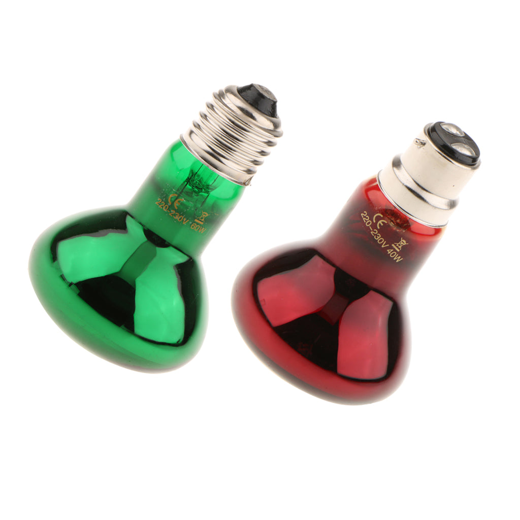 2pcs B22 UVA Heater Reptile Heat Basking Lamp Moonlight Bulb 220V