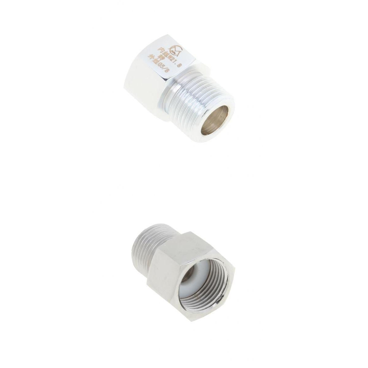 2pcs Aquarium Cylinder Adapter Converter for Co2 Regulator G5/8 to W21.8