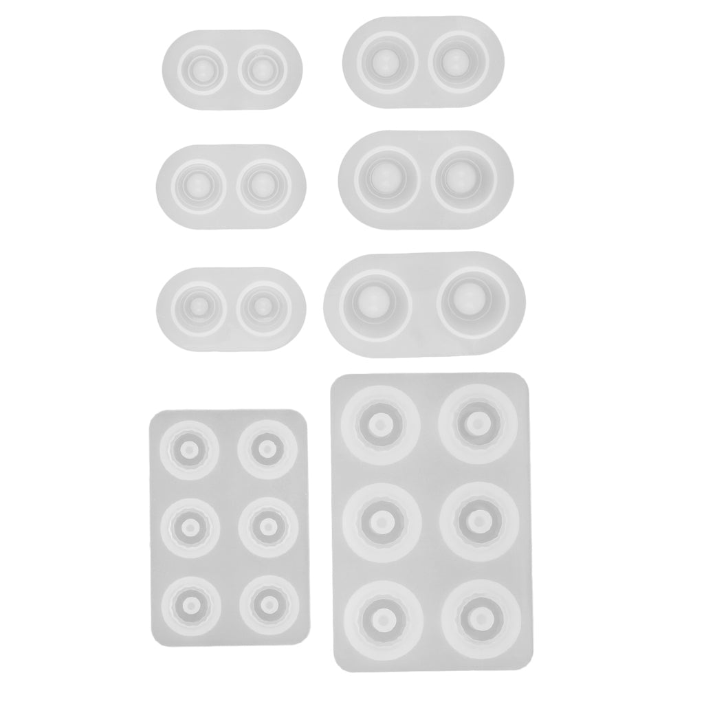 8 Sizes Silicone BJD Doll Eye Mold Beads Molds Resin Casting DIY Molds Base
