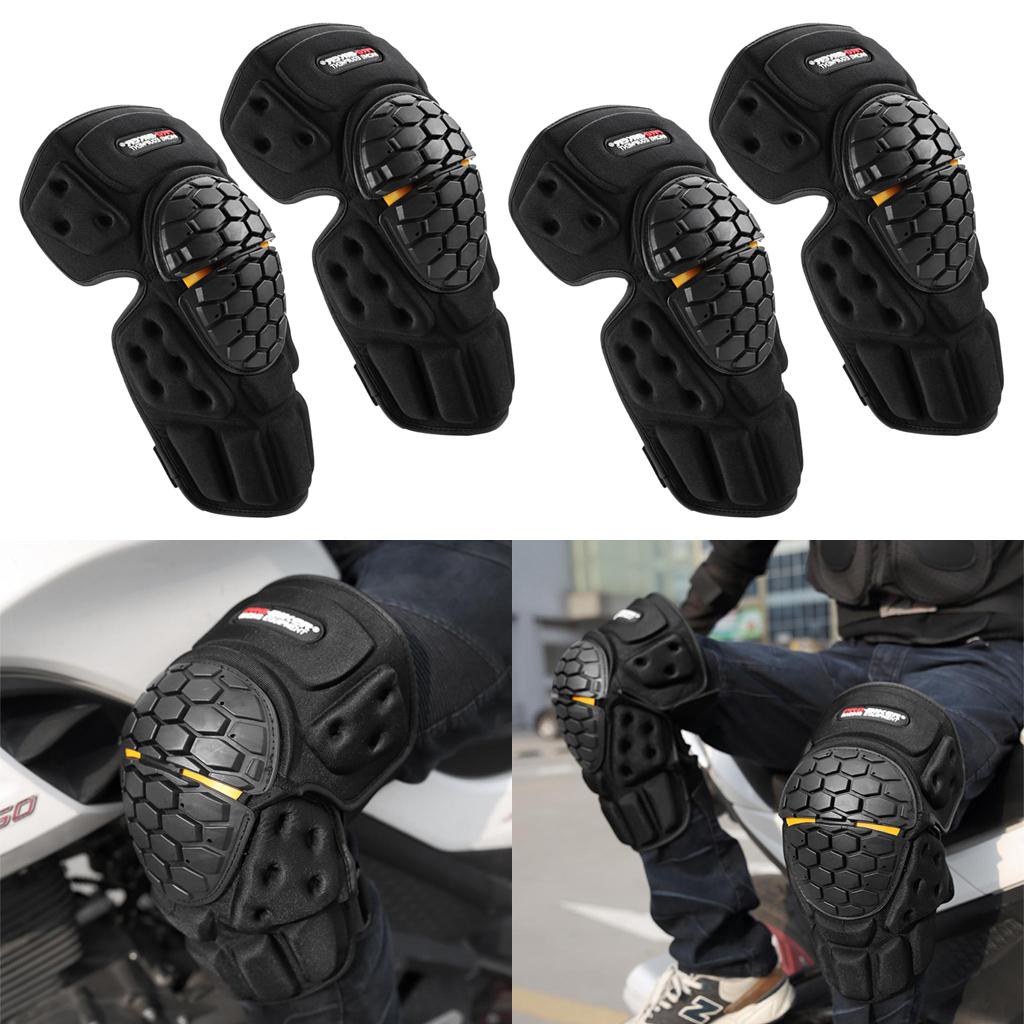 Adjustable Motorcycle Knee Pad Protector Antislip Knee Guard Crashproof