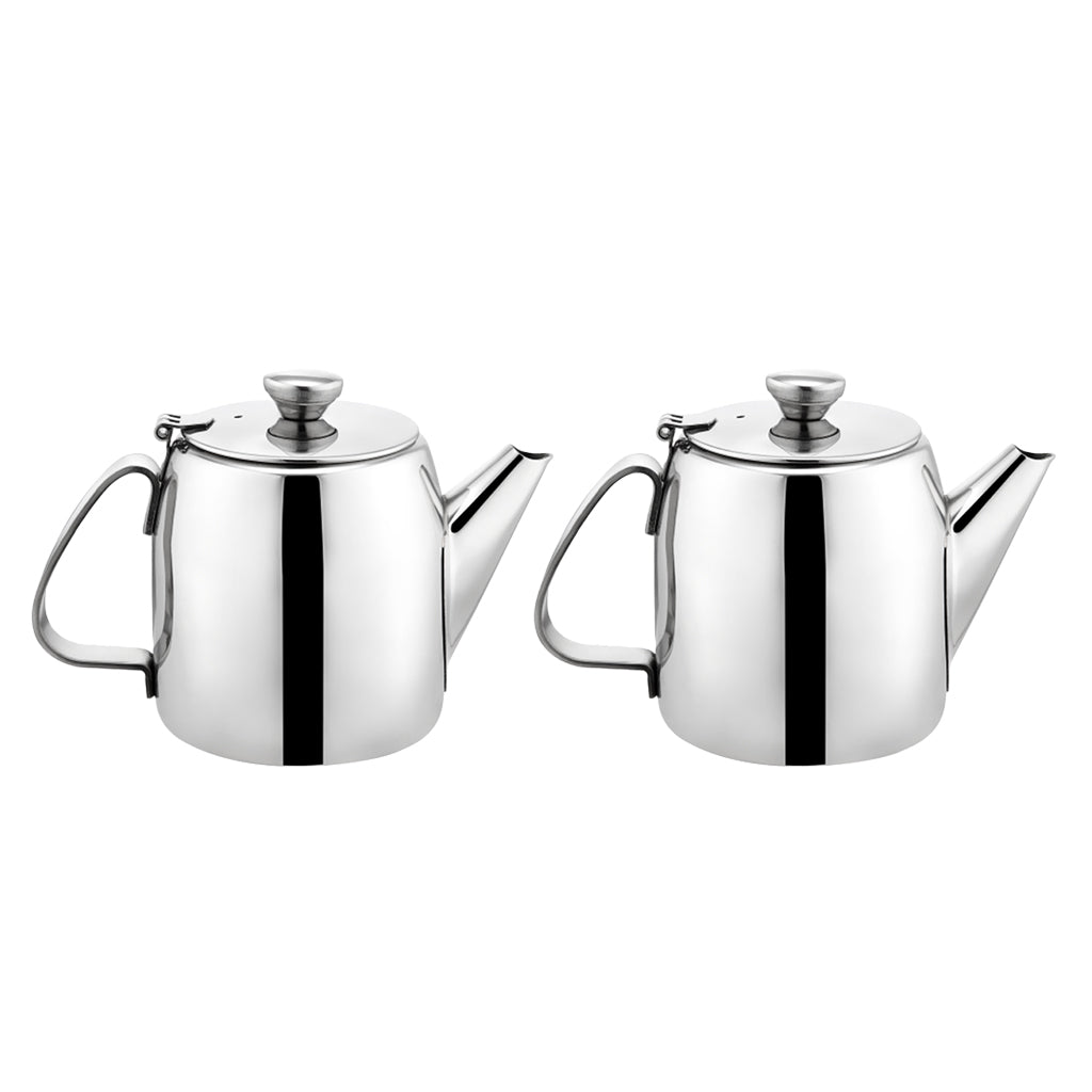 2 Stainless Steel Cold Water Coffee Pot Teapot Jug Kettle Pitcher 500ml