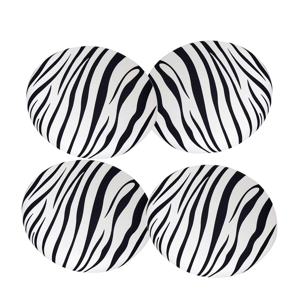 4xFashionable Bar Stool Cover Round Lift Chair Seat Sleeve Salon Style_12