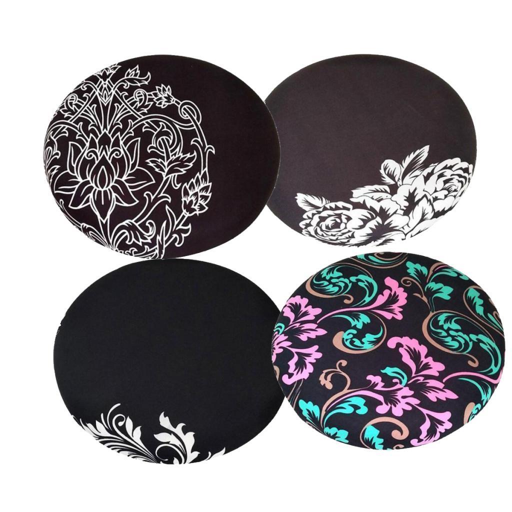 4 Styles Fashionable Bar Stool Cover Round Lift Chair Seat Sleeve Salon