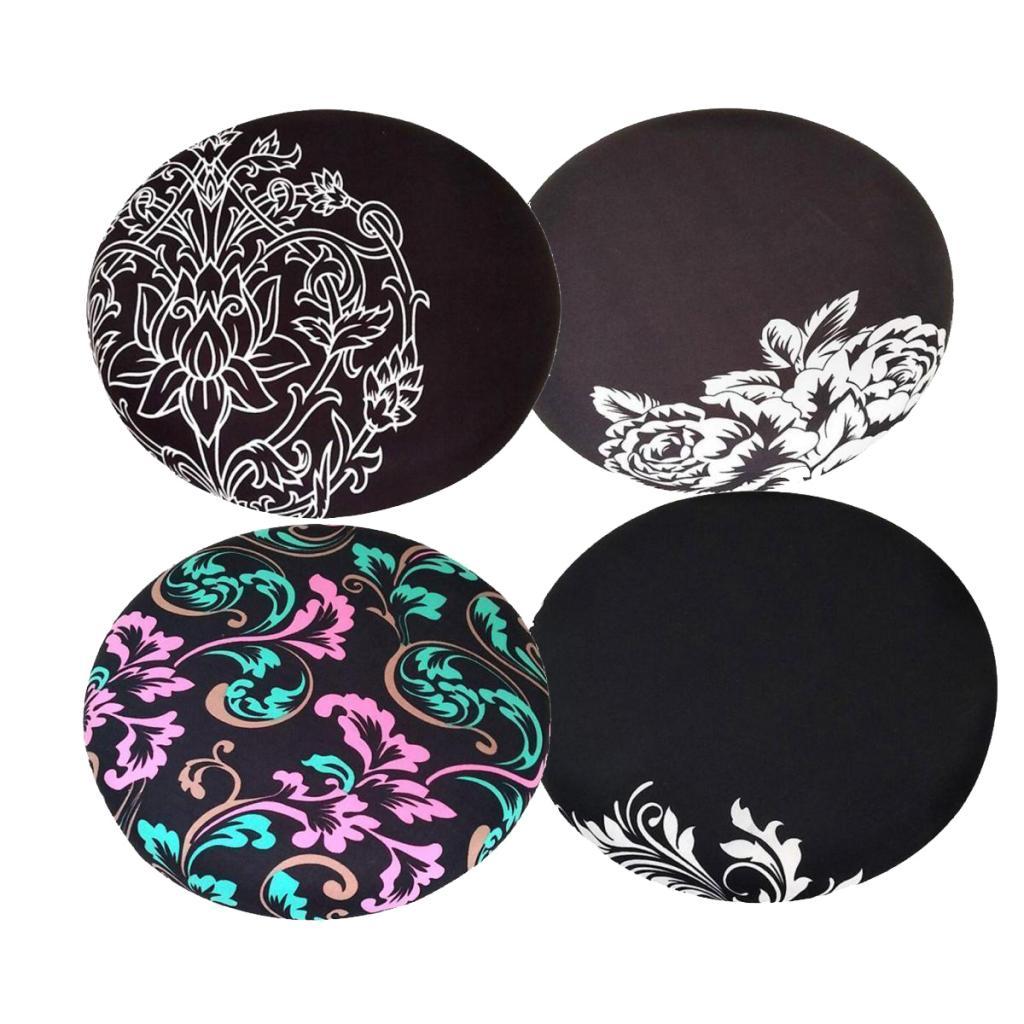 4 Styles Fashionable Bar Stool Cover Round Lift Chair Seat Sleeve Salon