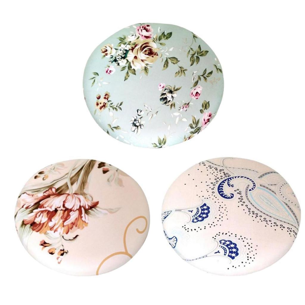3 Styles Fashionable Bar Stool Cover Round Lift Chair Seat Sleeve Salon