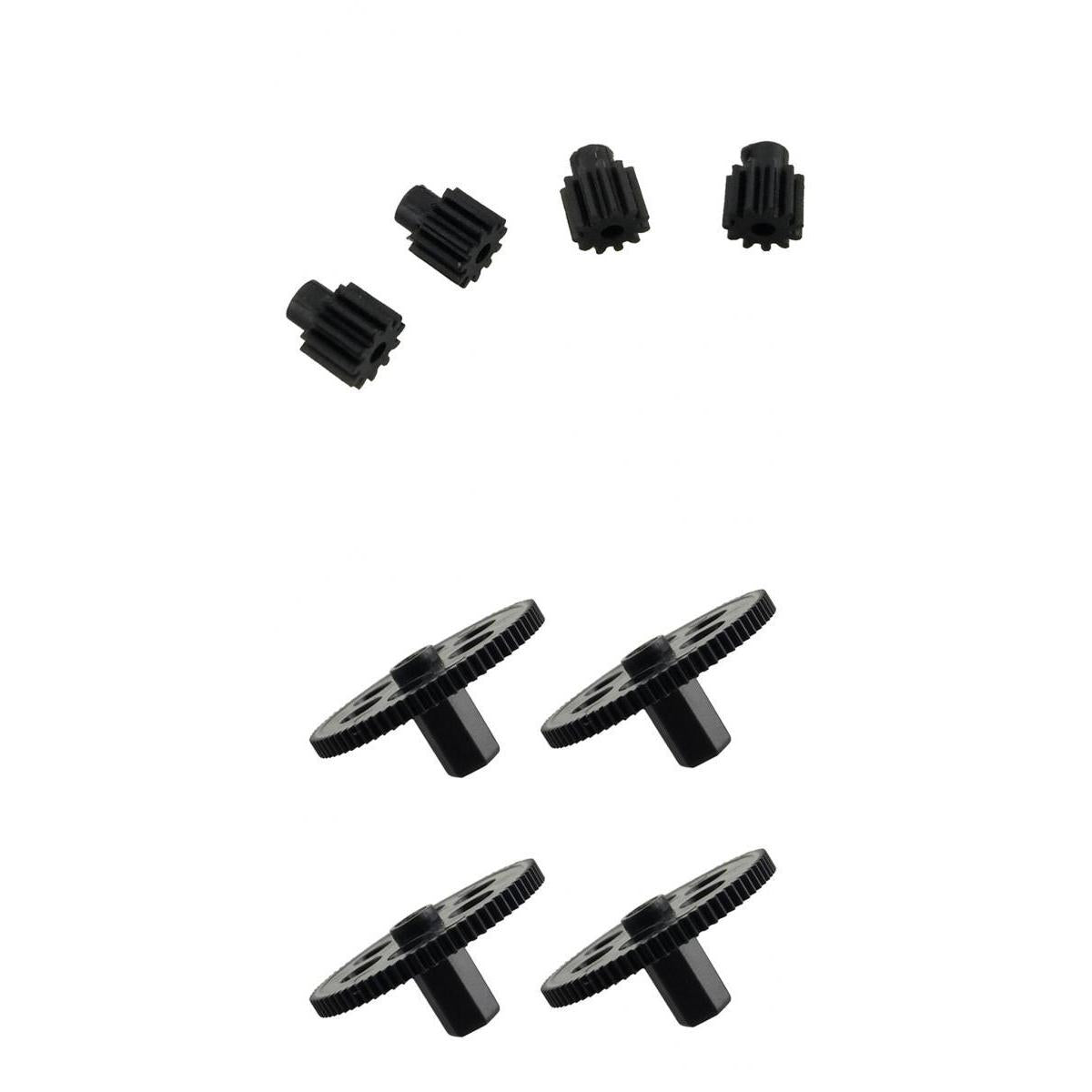 8PCS Upgrade Shaft Gear Spare Parts for Visuo XS809 XS809HW XS809HC RC Drone