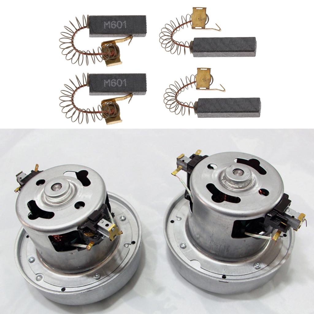 2 Pair Carbon Brushes For Electric Motors Replacement