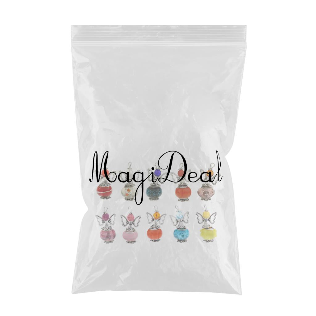 10pcs Mixed Acrylic Angel Wings Charms Pendant DIY Jewelry Making