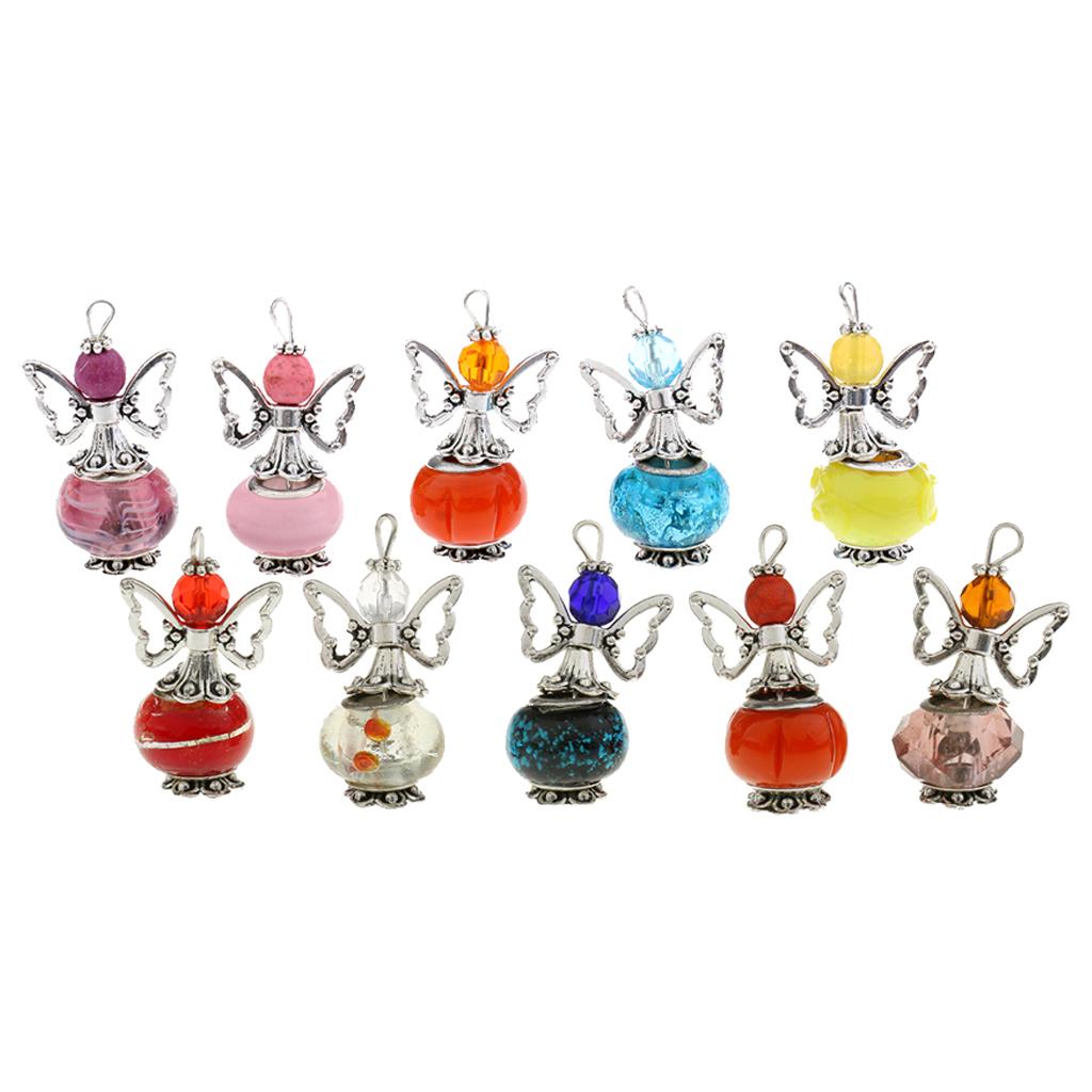 10pcs Mixed Acrylic Angel Wings Charms Pendant DIY Jewelry Making