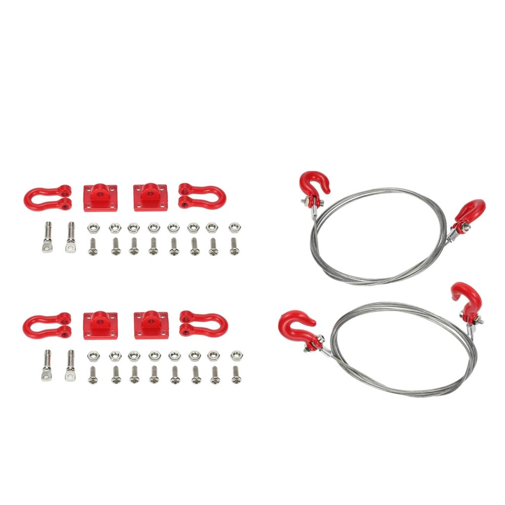 1:10 RC Rock Crawler Tow Hook Shackle Trailer Chain for SCX10 RC4WD D90 D110