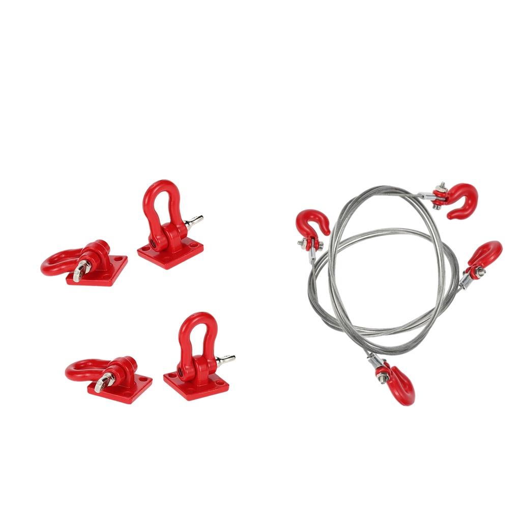 1:10 RC Rock Crawler Tow Hook Shackle Trailer Chain for SCX10 RC4WD D90 D110