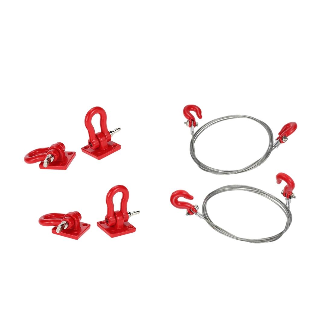 1:10 RC Rock Crawler Tow Hook Shackle Trailer Chain for SCX10 RC4WD D90 D110