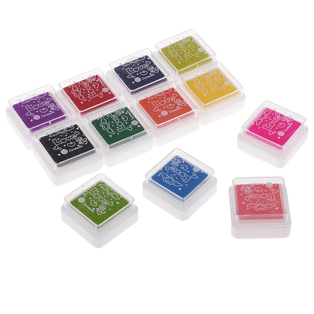6x foam Painting stamp and 12x Ink Pad Stamp Kit for Kid Painting Crafts