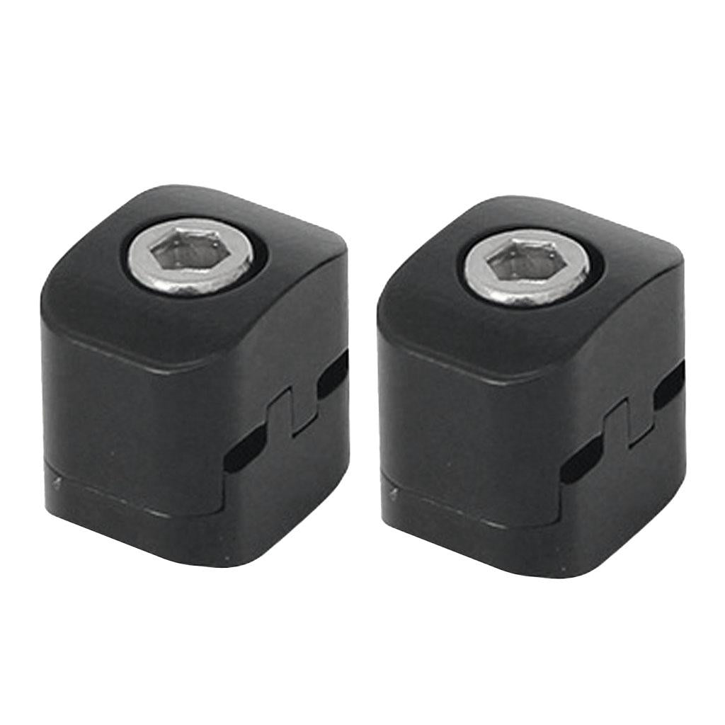 2 Pieces Archery Drop Away Arrow Rest Clamp Buckle Fastener Clip Black
