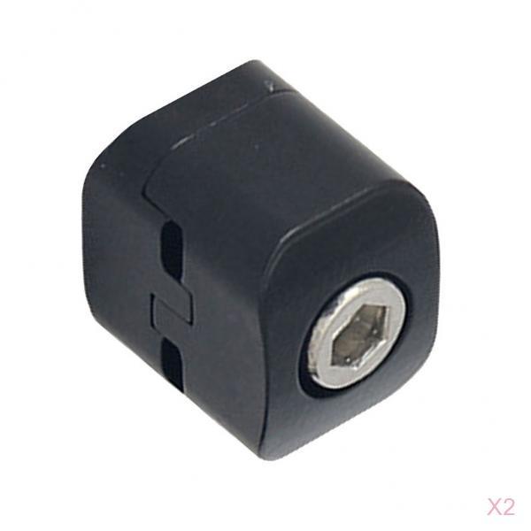 2 Pieces Archery Drop Away Arrow Rest Clamp Buckle Fastener Clip Black