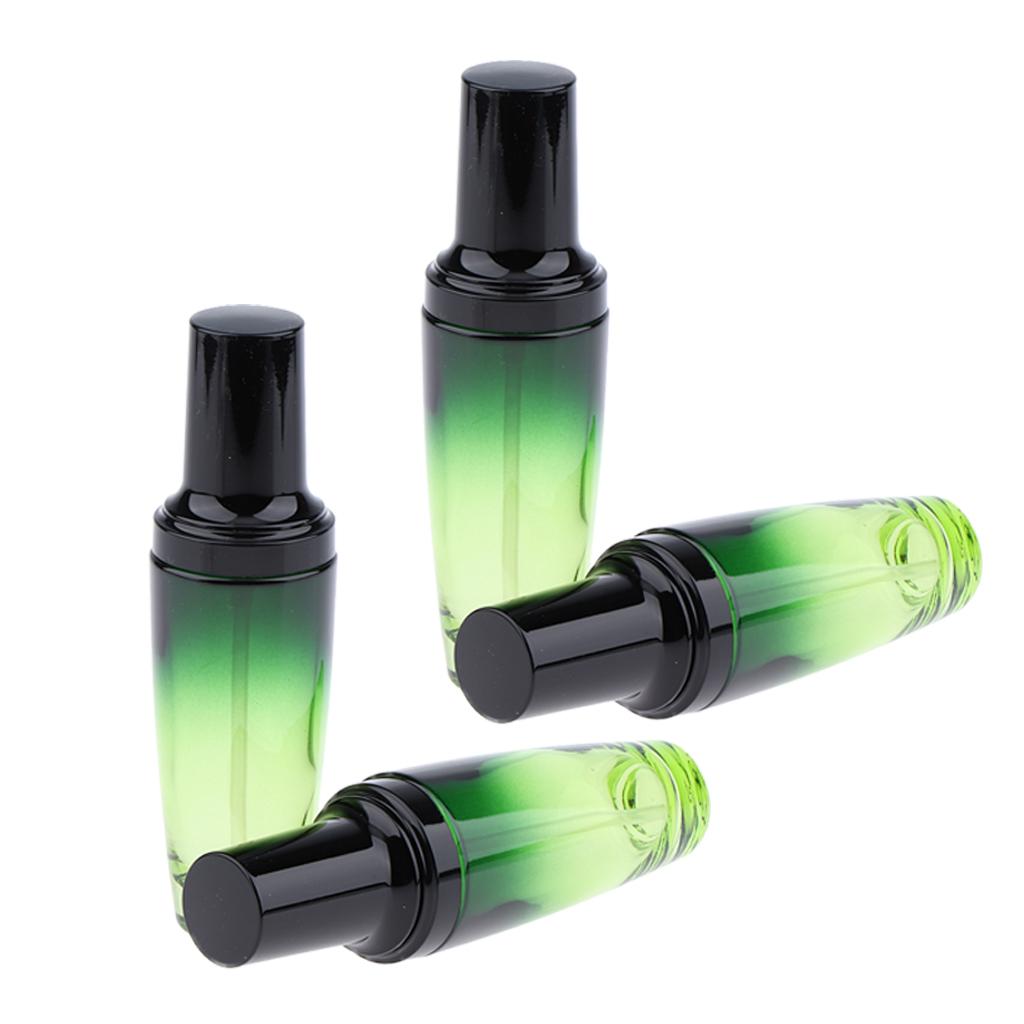4x Empty Glass Makeup Container Face Cream Jar Travel Pump Spray Bottle 50ml