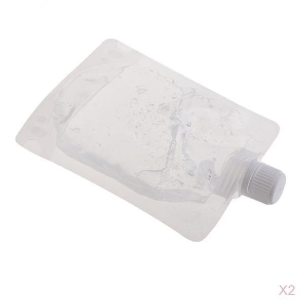 2x100g Gel Jelly Wax for Candle Making Craft Supplies Scentless clear