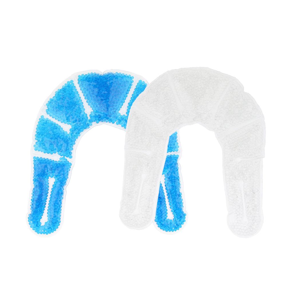 2Pieces Reusable Non Toxic Gel Hot Cold Therapy Best Ice Packs for Neck Pain