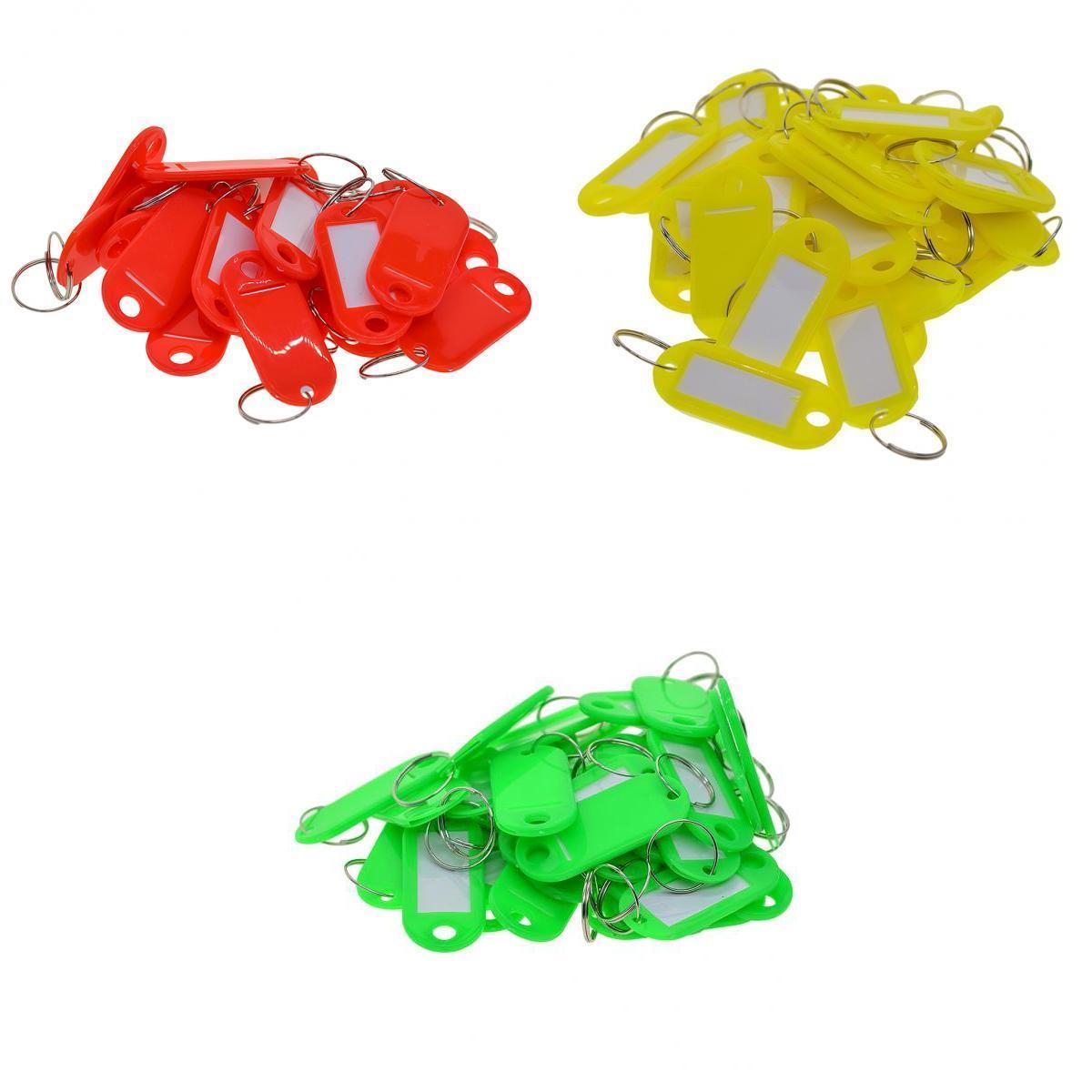 150 Pieces Removable Waterproof Key Tags Fobs ID Name Card Tags Mark Labels