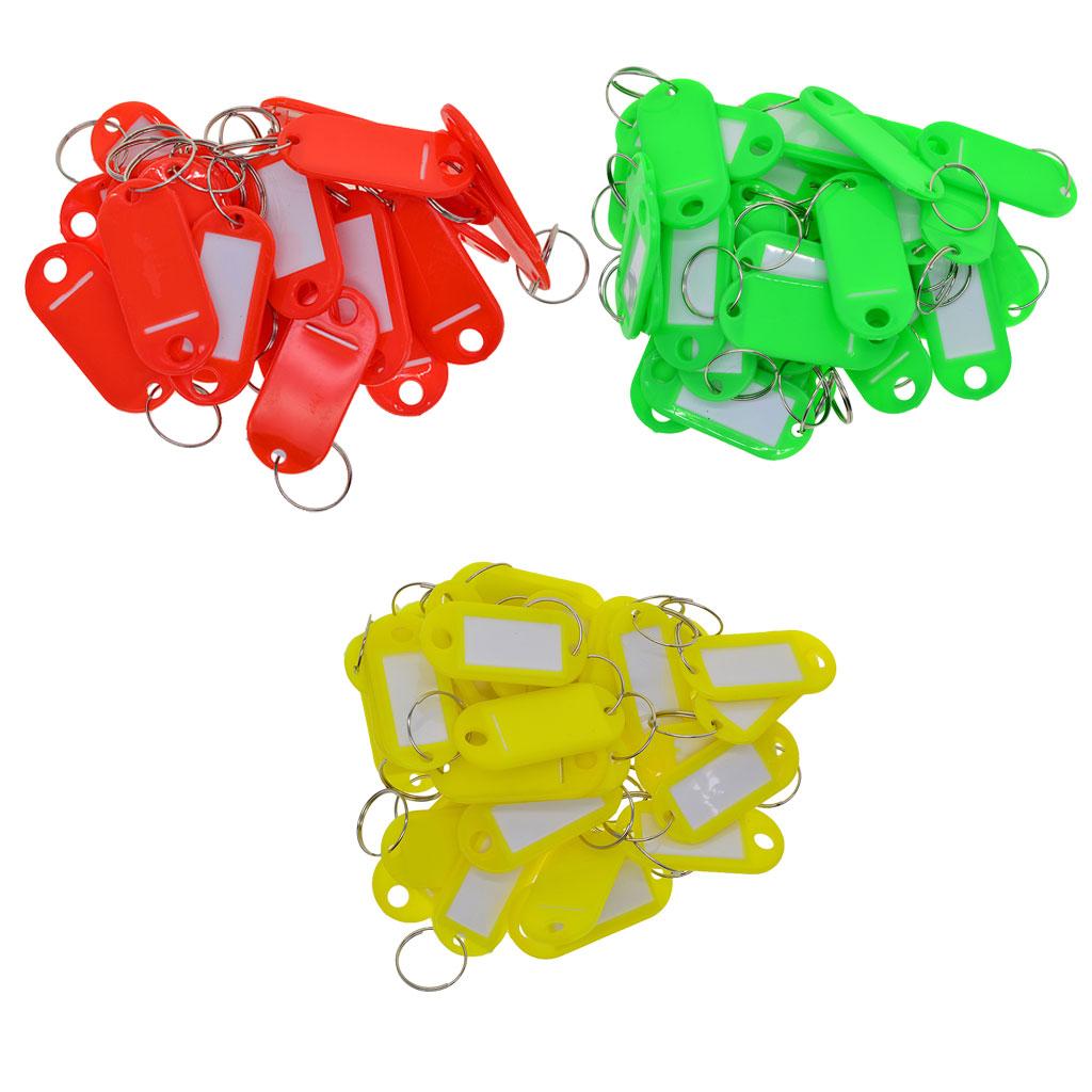 150 Pieces Removable Waterproof Key Tags Fobs ID Name Card Tags Mark Labels