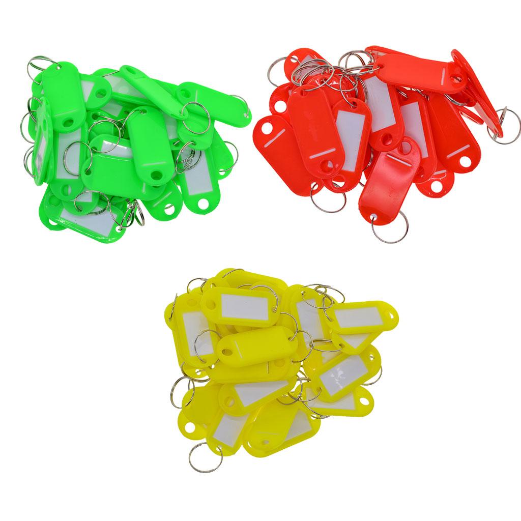 150 Pieces Removable Waterproof Key Tags Fobs ID Name Card Tags Mark Labels