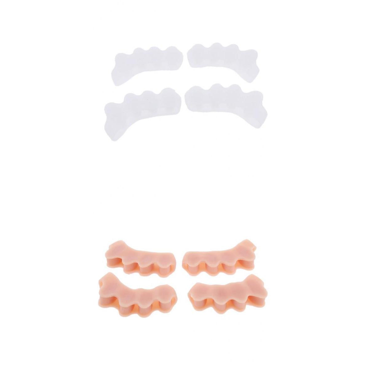 4Pairs Silicone Toe Stretchers Separators Spacer Bunion Protectors Men Women