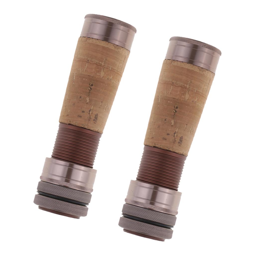 2pcs Wooden Classic Design Lightweight Fishing Reel Seat Casting Reel Seats