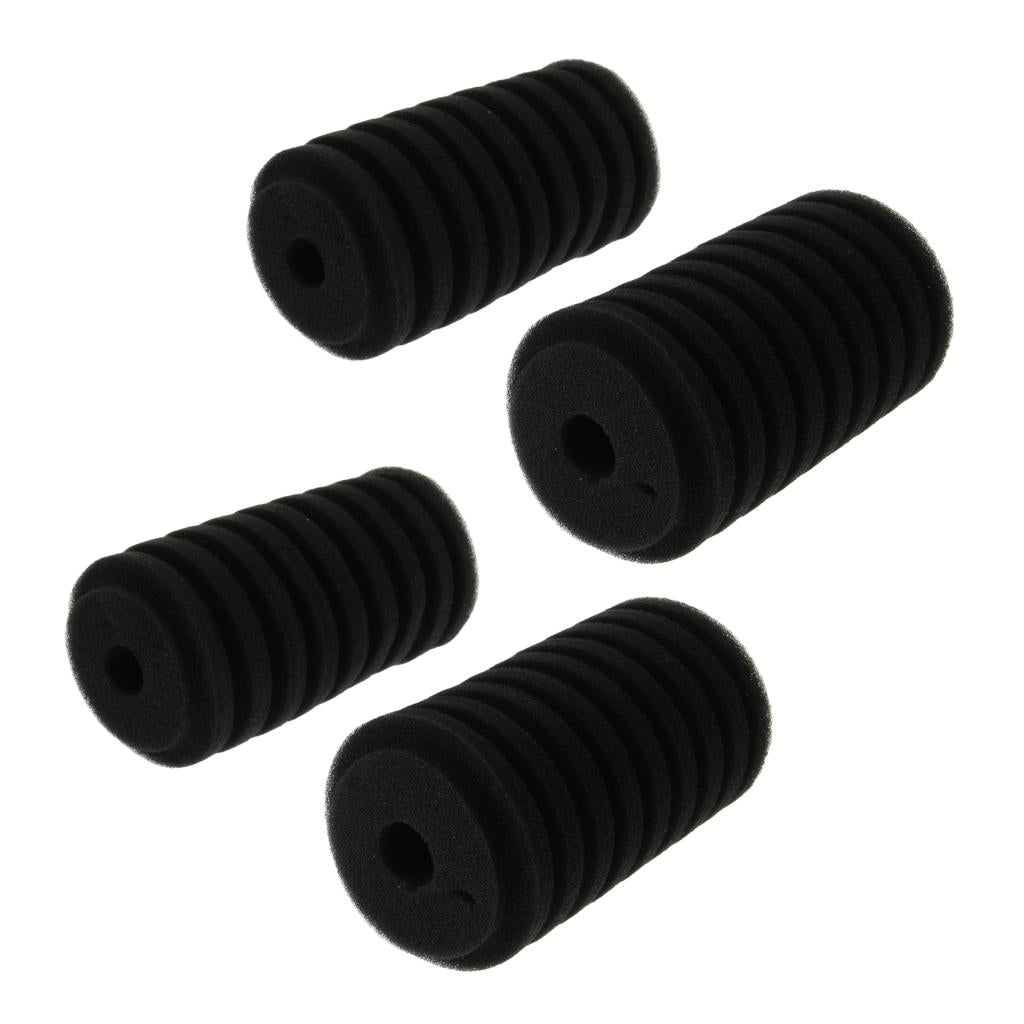 4pcs Cylinder Filter Foam Sponge Aquarium Fish Tank Water Filter Sponge M