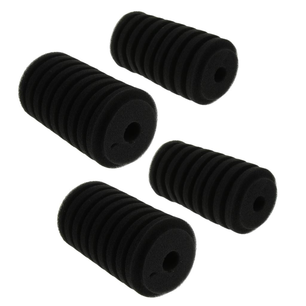 4pcs Cylinder Filter Foam Sponge Aquarium Fish Tank Water Filter Sponge M