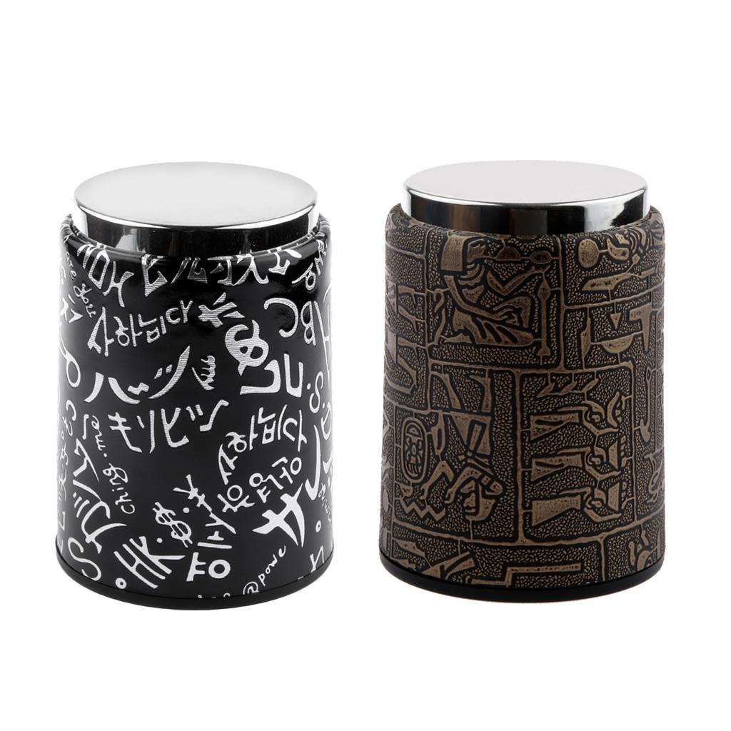 2 Pieces Fashion Dice Cup Shaker
