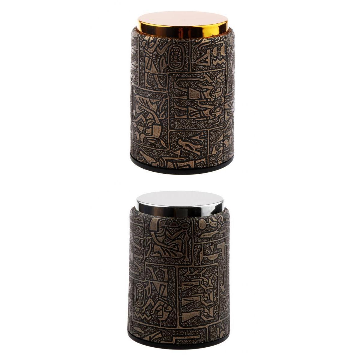 2 Pieces Fashion Dice Cup Shaker Dice Game Accessories