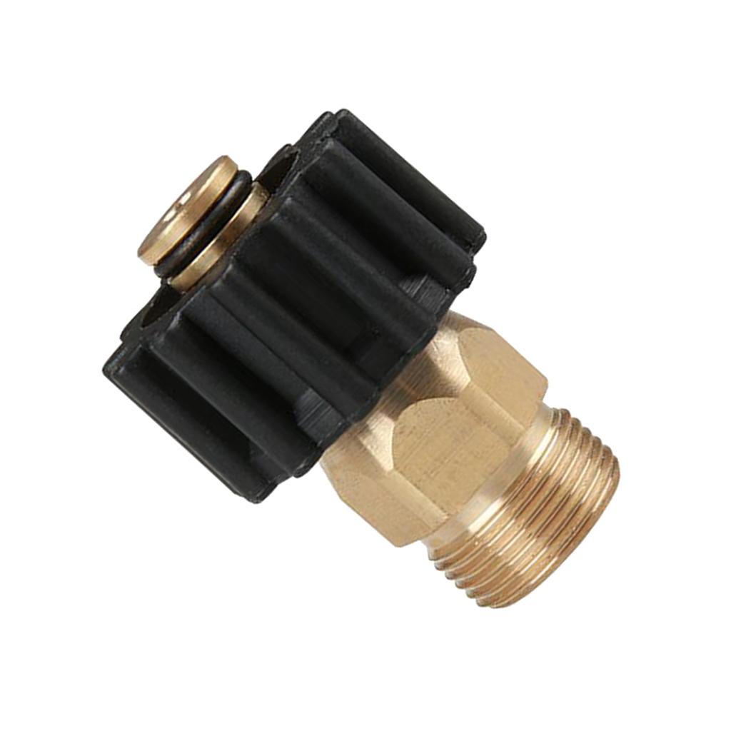 2pcs Pressure Washer Twist Connect M22M X M22F Solid Brass Coupling Adapter